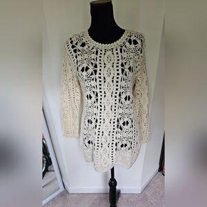 Crocheted Tonic Blouse (S)
